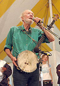 Pete Seeger at the Clearwater Festival