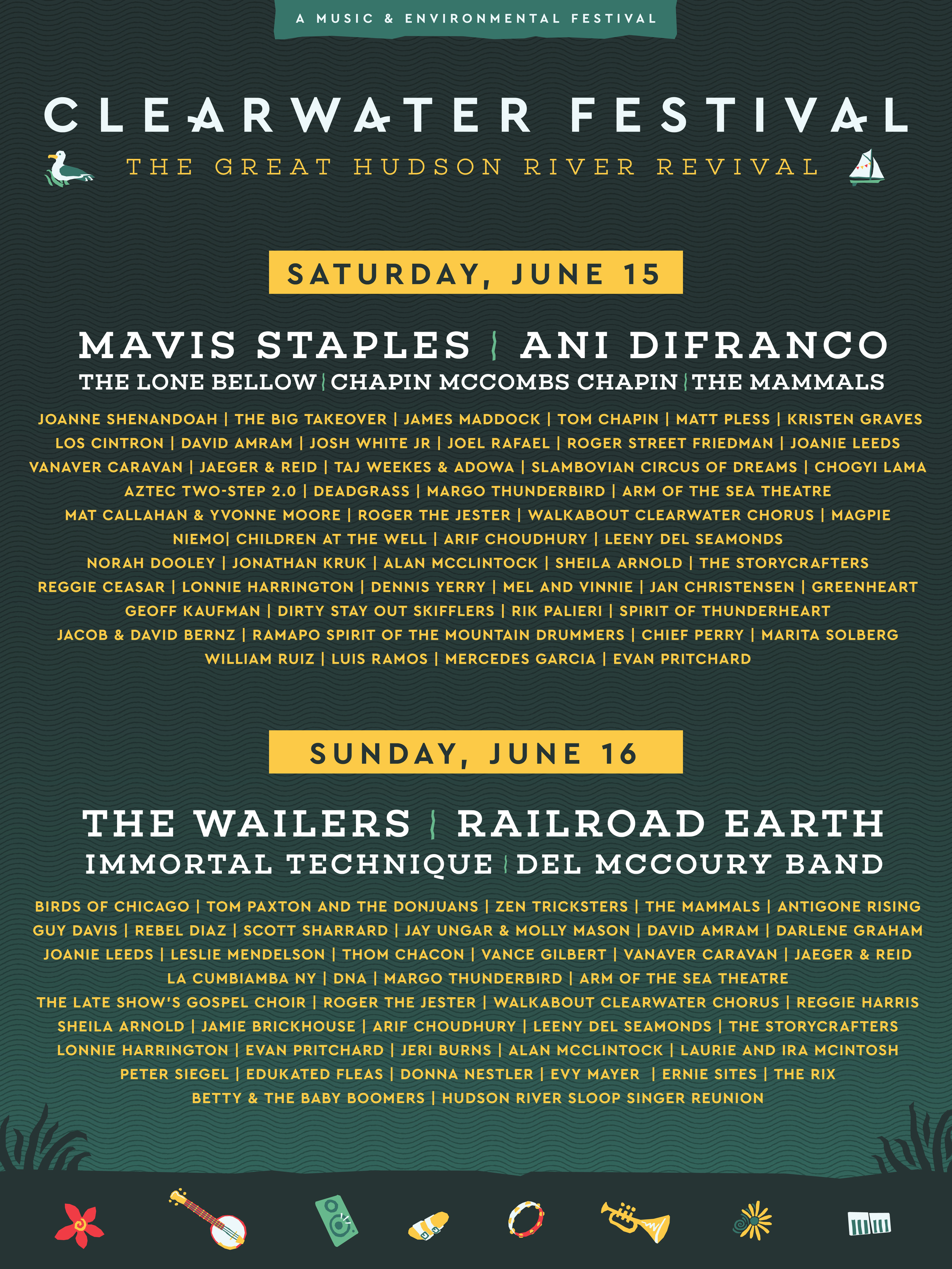 Clearwater Festival 2020 Schedule Schedule – Clearwater's Great Hudson River Revival Clearwater Festival 2020 Schedule Schedule – Clearwater's Great Hudson River Revival